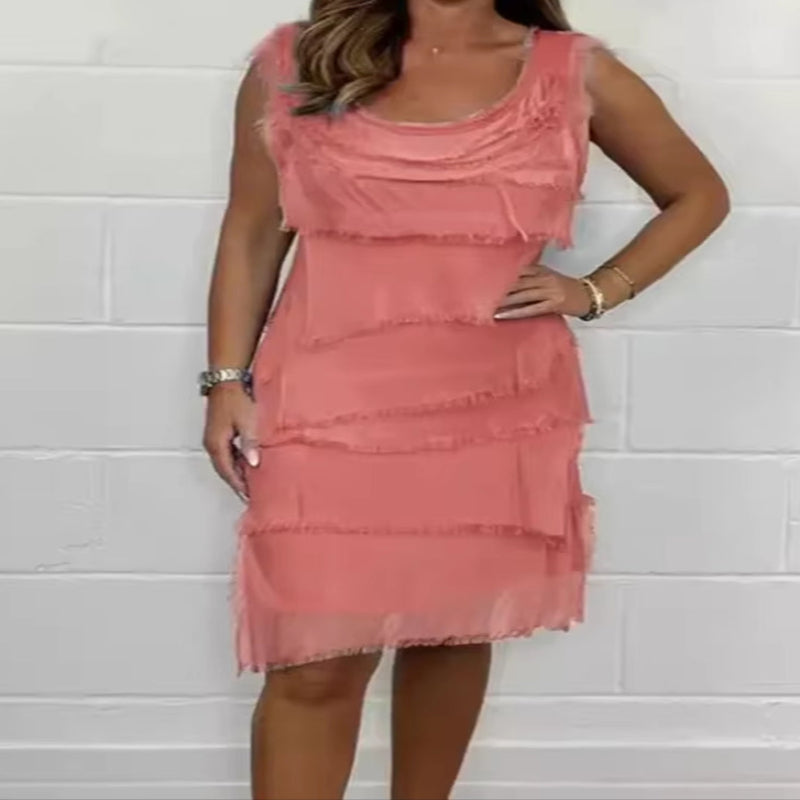 Summer A-Line Mini Dress – Chic, Flowy, and Effortlessly Feminine